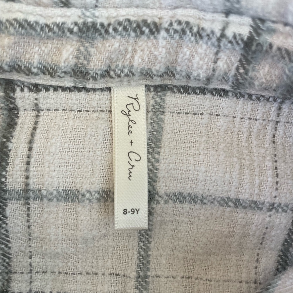 Rylee and Cru kids flannel shirt Size 8-9 - Picture 3 of 3